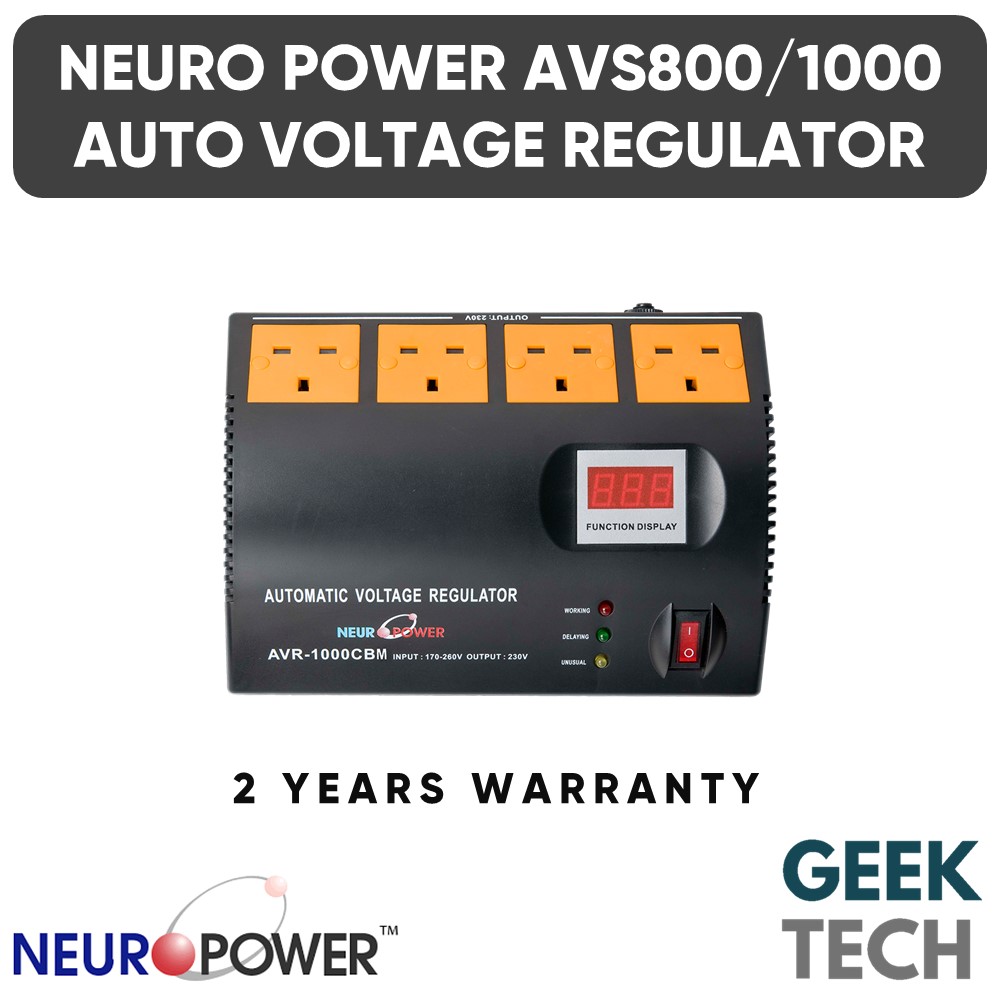 NEUROPOWER AVS系列AVS800CBM/AVS1000CBM AVR自動穩壓穩壓器800VA/1000VA | 蝦皮購物