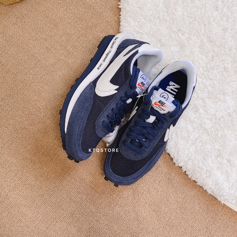 KTQ*Sacai X Fragment Design X Nike 三方聯名白灰深藍DH2684-001 -400 | 蝦皮購物