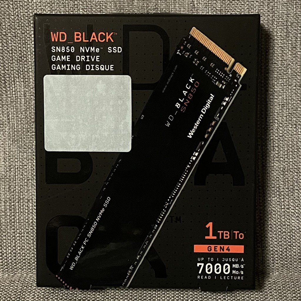 ✨全新✨WD_BLACK™ SN850 NVMe™ SSD固態硬碟內部驅動器(WDS100T1X0E