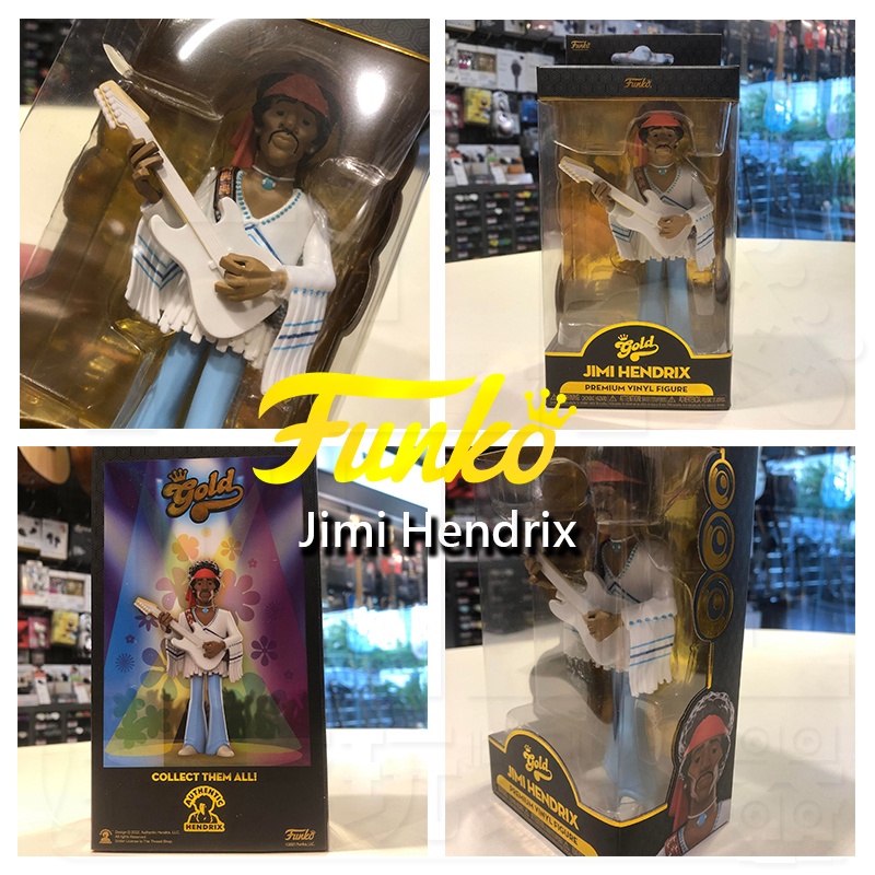【搖滾玩家樂器】全新 Funko GOLD Jimi Hendrix 吉米·亨德里克斯 吉他英雄 | 蝦皮購物