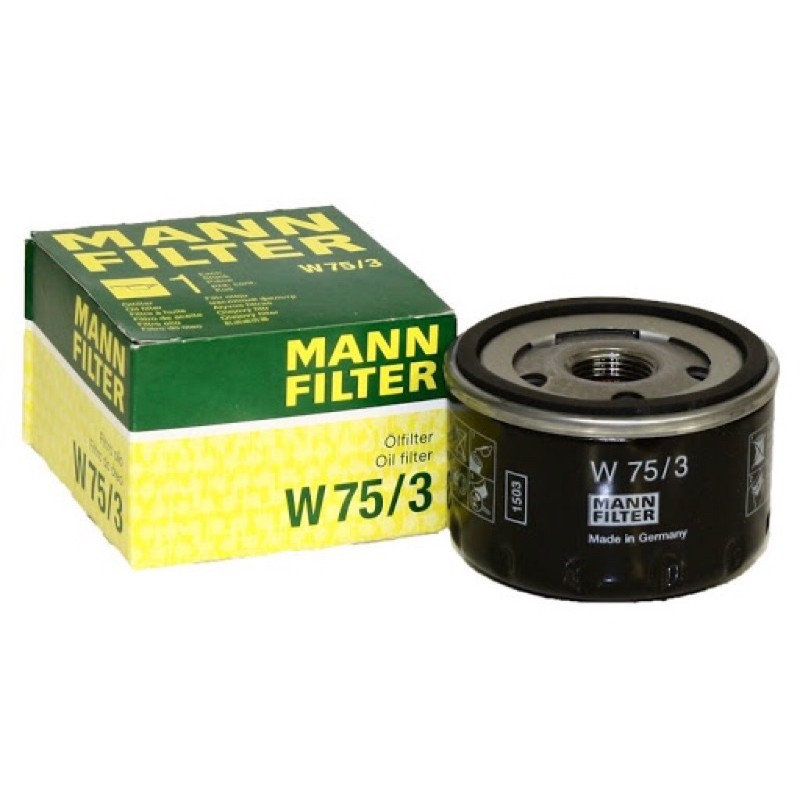 (哈斯商行）MANN W75/3 機油芯 Alfa 156 GT Renault Clio Espace Arena | 蝦皮購物