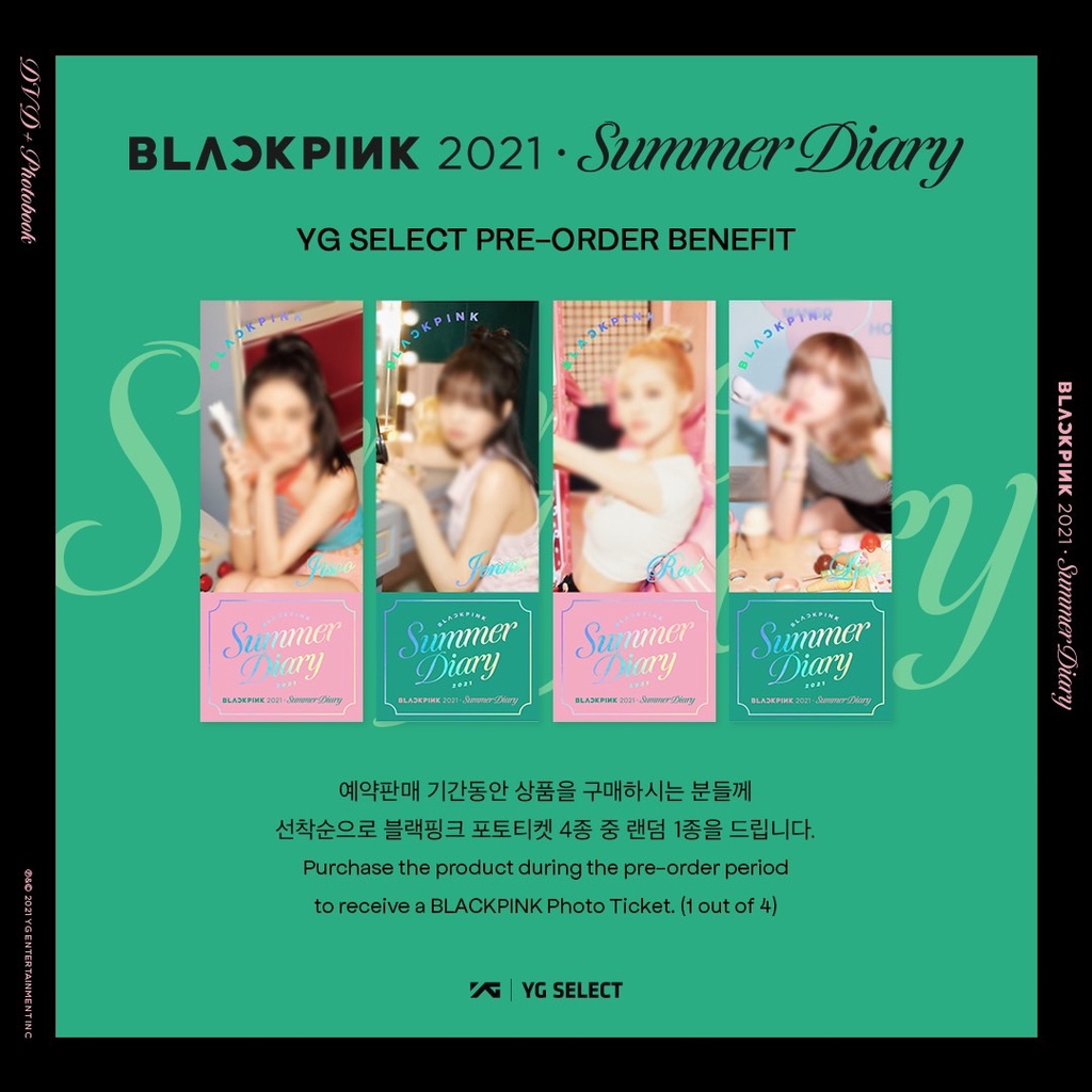 KMUSIC🎙️〖贈送官方特典〗BLACKPINK 2021 SUMMER DIARY 夏日