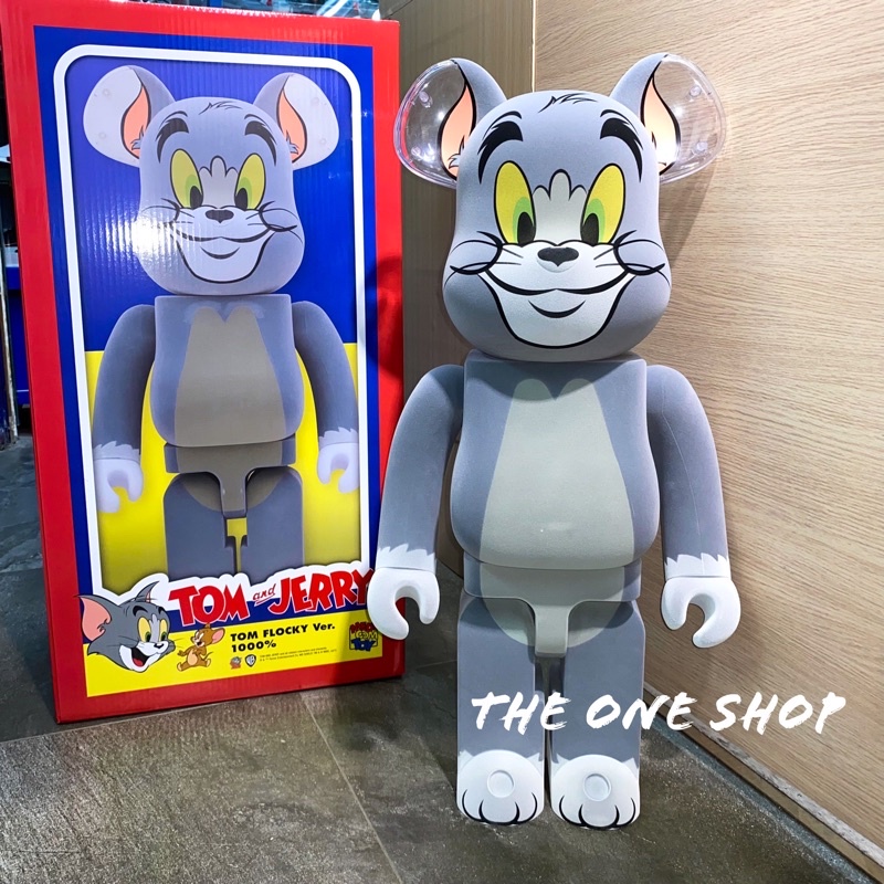 TheOneShop BE@RBRICK TOM Flocky 湯姆貓貓鼠植絨庫柏力克熊1000