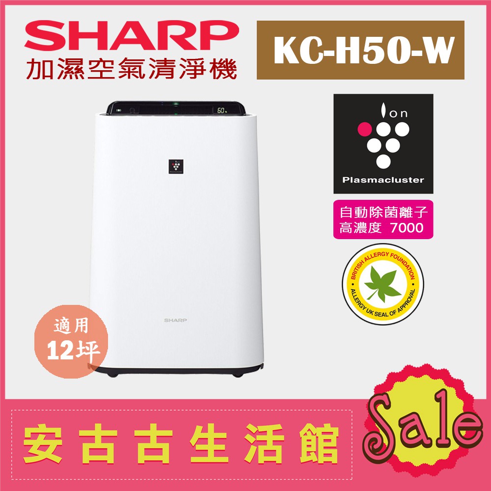 見逃せない SHARP KC-H50-W 2019年製 | lasgranadasoaxaca.com