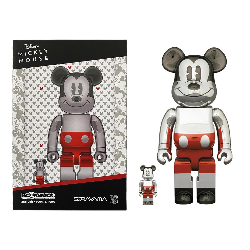 BE@RBRICK FUTURE MICKEY 100u0026400-