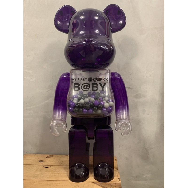 BE@RBRICK MY FIRST B@BY WF Fashion 1000% 澳門限定 紫千秋