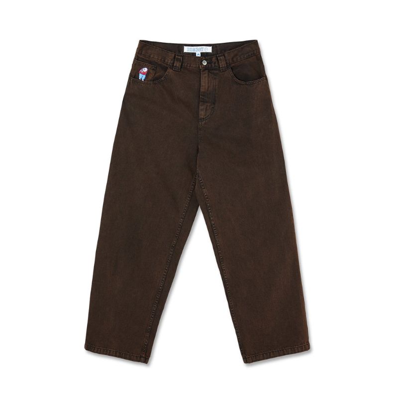 售出) polar skate .co big boy jeans brown 牛仔褲寬褲| 蝦皮購物