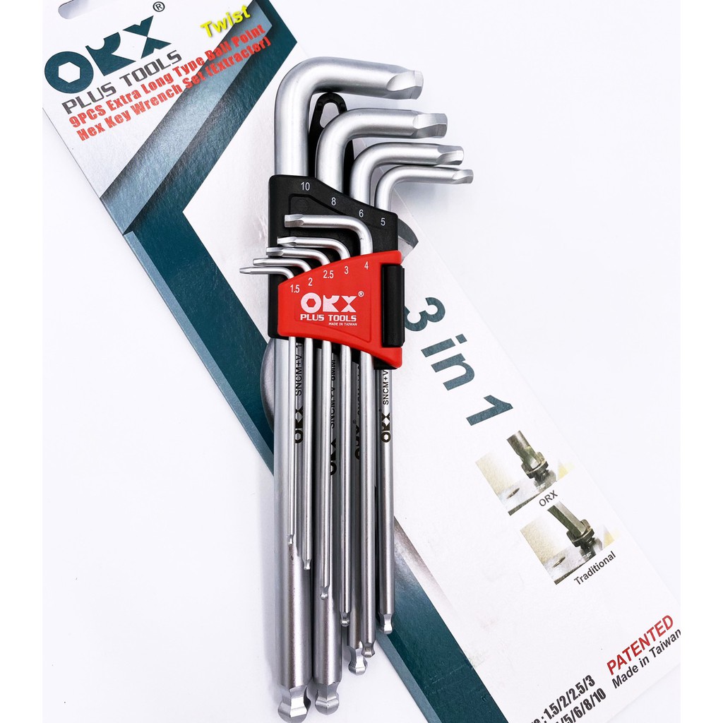 現貨熱賣24H】六角板手內六角板手六角扳手內六角扳手滑牙ORX 六角板手組六角扳手組L型板手螺旋六角| 蝦皮購物