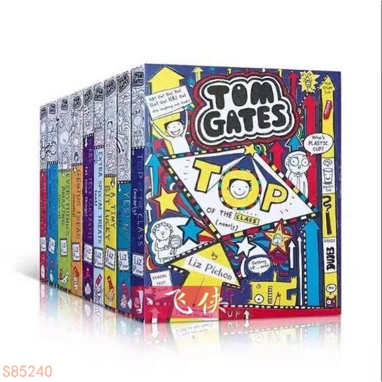 英文漫畫Tom Gates Extra Special 涂鴉小天才湯姆·蓋茨全10冊兒童啟蒙