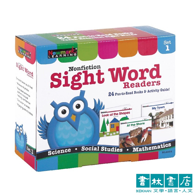 Nonfiction Sight Word Readers Set 1 小兒跨學科常見單字閱讀盒 書林書店 | 蝦皮購物