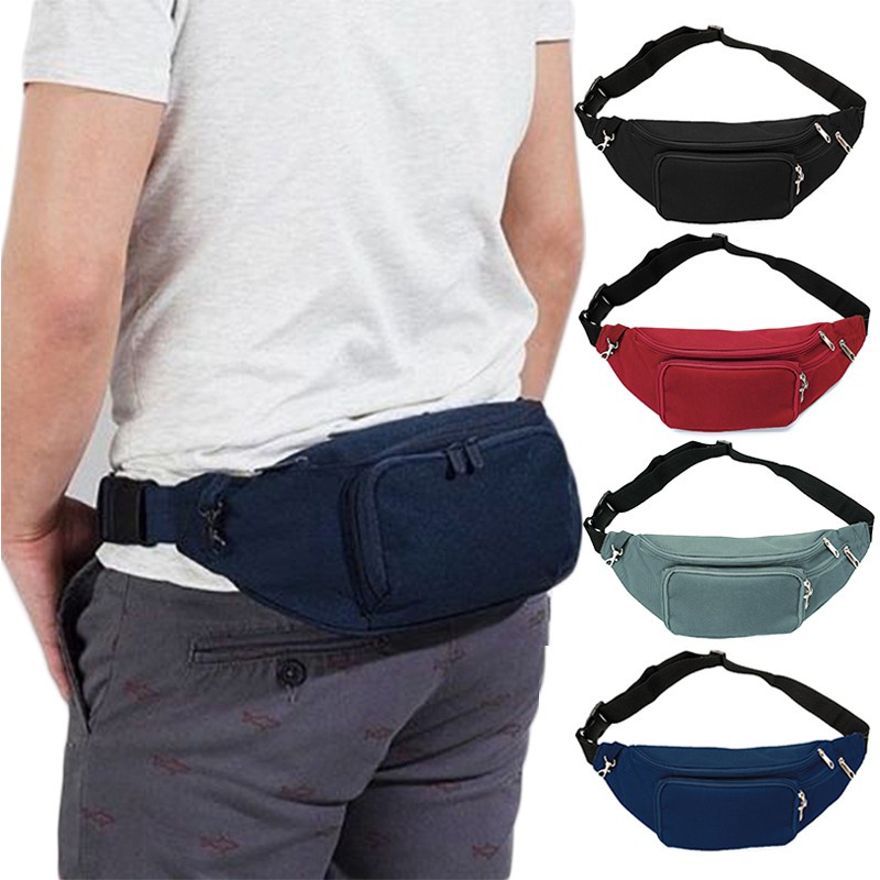 Running Bag Bum Travel Handy Hiking Sport Fanny Pack Waist B | 蝦皮購物