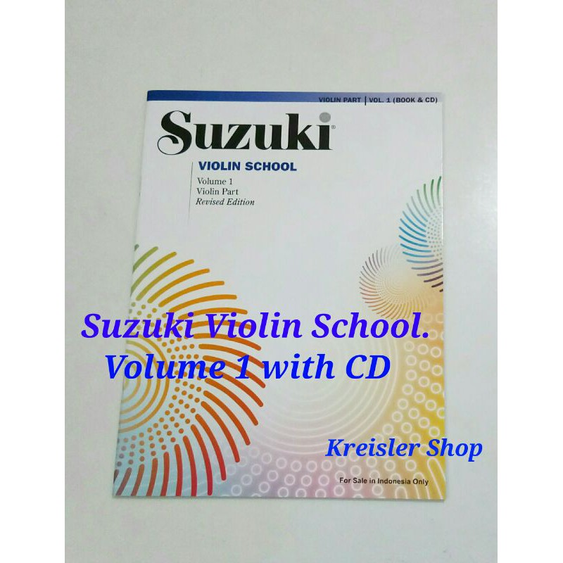 Suzuki Violin School Suzuki Violin Book 可用第 1 卷 2 3 印度尼西亞英文版 | 蝦皮購物