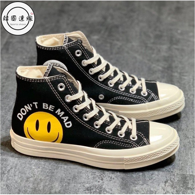 全新Converse Chuck Taylor All Star 70 Hi 聯名笑臉男鞋女鞋休閒鞋