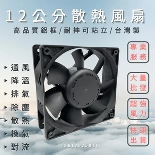 【台灣製工廠價】 抽風扇 排風扇 AC110V 12公分 散熱風扇 超強力抽風機 靜音風扇 電腦散熱 散熱風扇