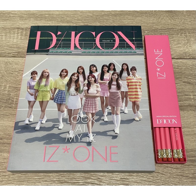 日本再製版IZ*ONE Dicon vol.8 寫真書LOOK AT MY IZ 拍立得書籤