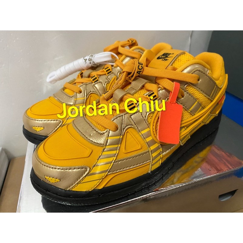 全新公司貨Nike Rubber Dunk OW Off White PS 限量聯名黃| 蝦皮購物