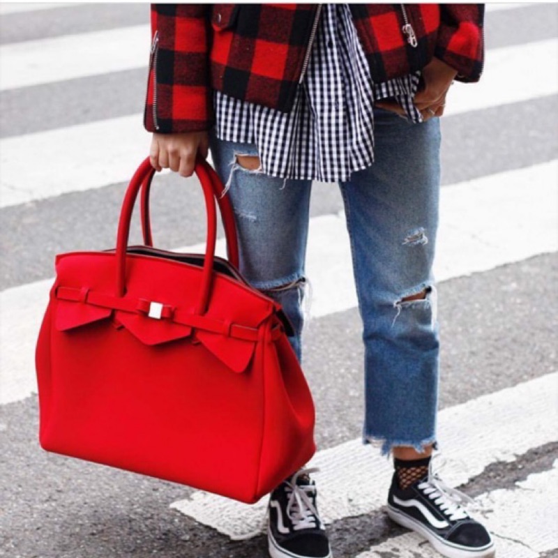 Save my bag miss 3 4 red