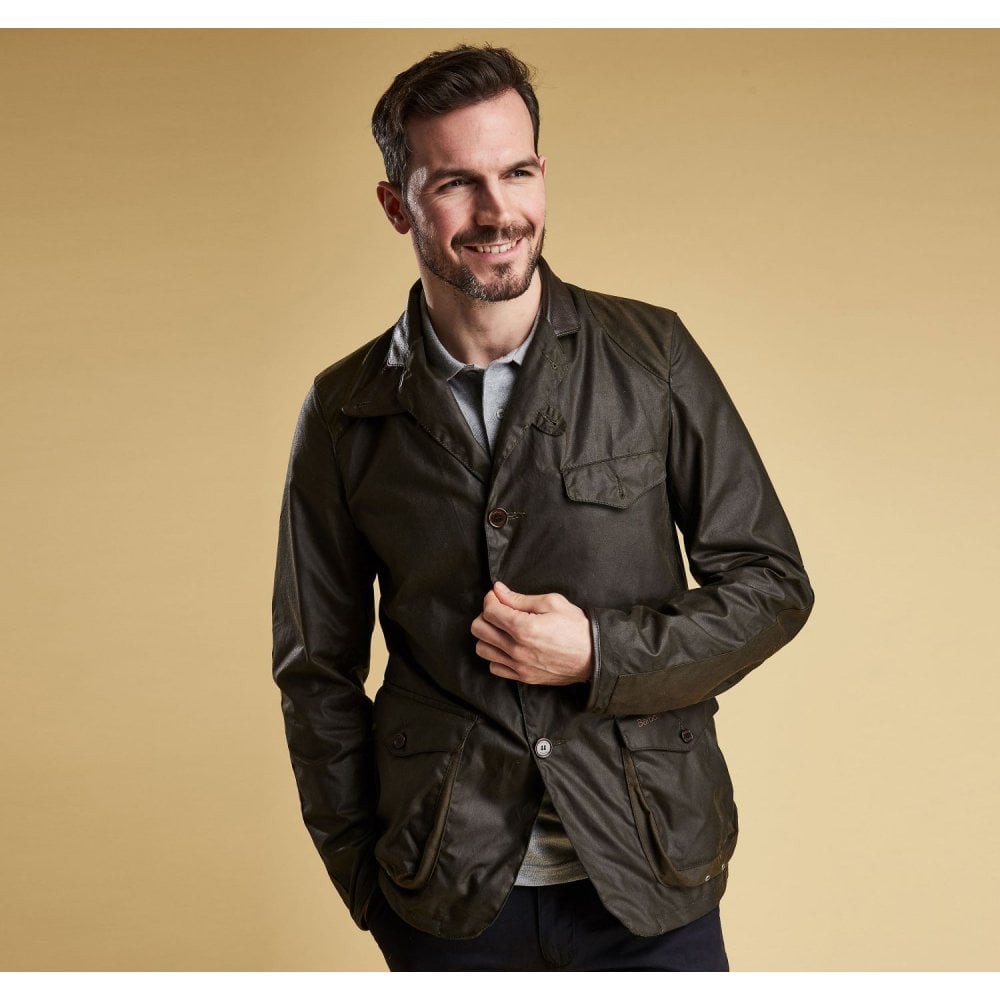 Barbour's Beacon Sports Jacket Olive green (Skyfall 007複刻款