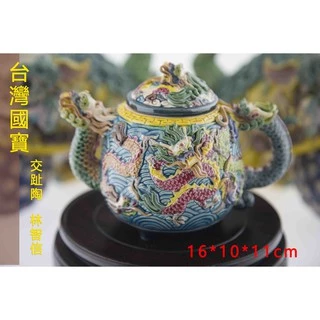 台湾 交趾焼 双獅(林 智信 作) 台湾 交趾焼 双獅(林 智信 作)（¥249,000）