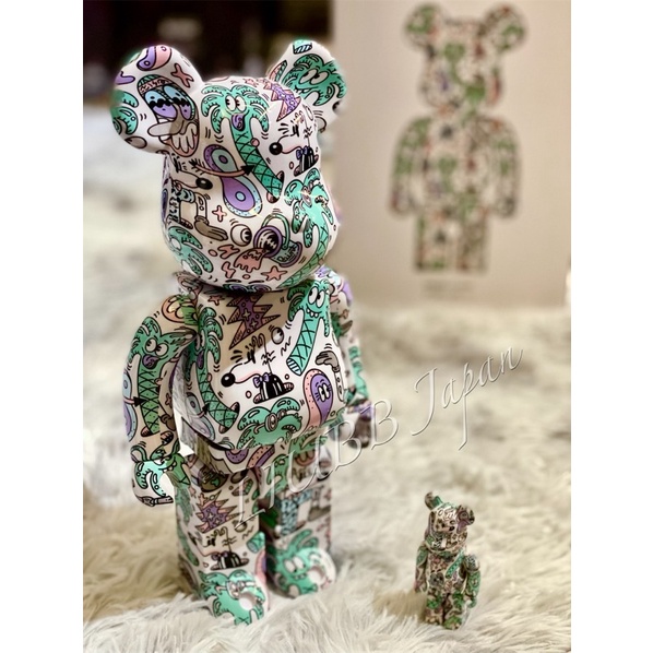 現貨官方全新正品庫柏力克Bearbrick Be@rBrick Steven Harrington 椰子