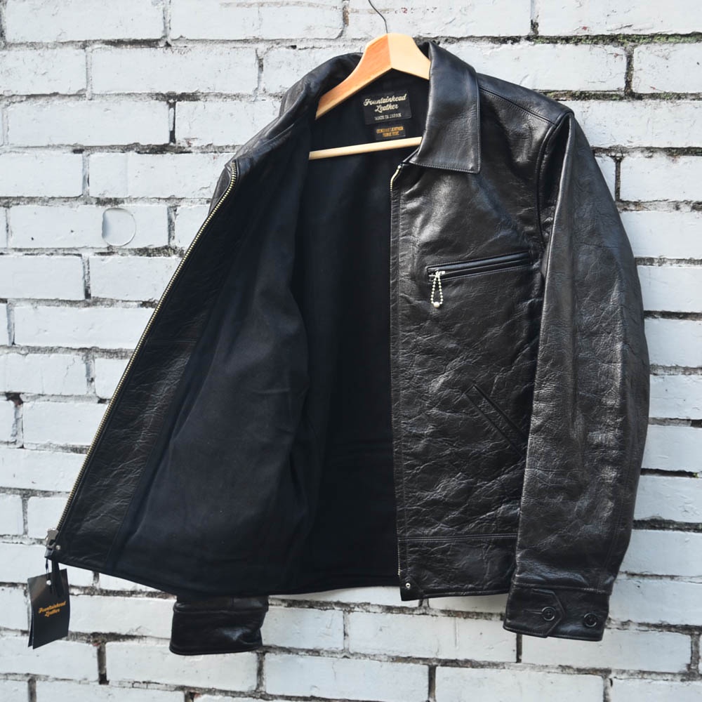 新品牌! FOUNTAINHEAD LEATHER 30S 茶芯馬皮騎士皮衣雙色現貨 新品牌! FOUNTAINHEAD LEATHER 30S 茶芯馬皮騎士皮衣雙色現貨