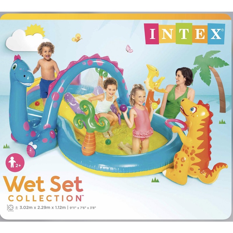 Intex 恐龍樂園充氣戲水池 #2621040 | 蝦皮購物