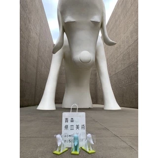 奈良美智 あおもり犬 リンデン 貯金箱 白 奈良美智】青森県立美術館・限定アイテム「あおもり犬貯金箱」が