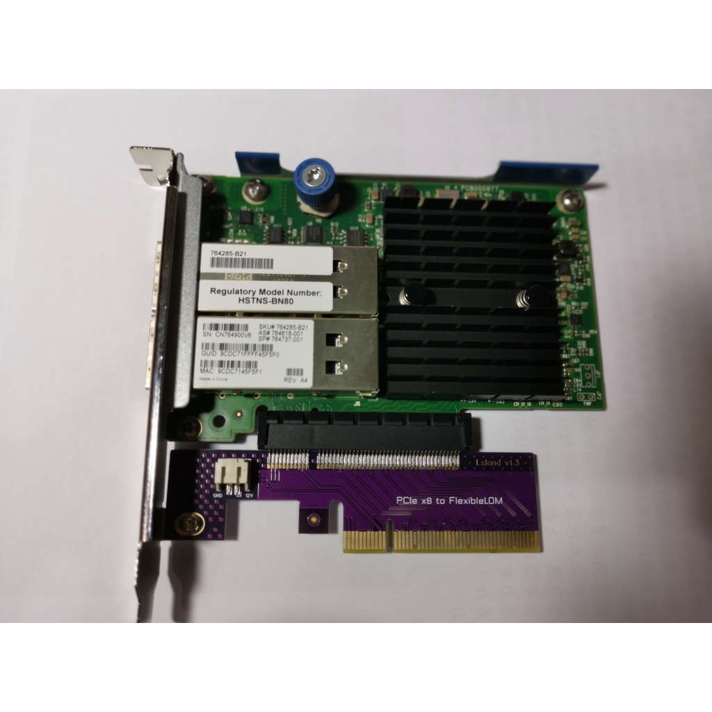 HP 544+FLR-QSFP Scheda Di Rete 40GB – Ricondizionata (764285-B21 G9)