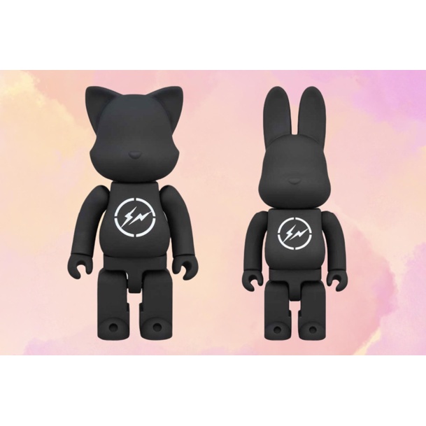 BE@RBRICK R@BBRICK The CONVENI x Fragment 400% 藤原浩黑兔兔| 蝦皮購物