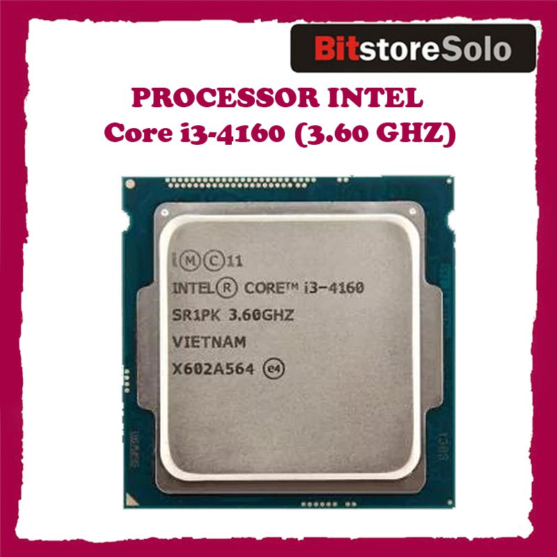 處理器 Intel CoreTM I3-4160 插槽 1150 3.60Ghz | 蝦皮購物