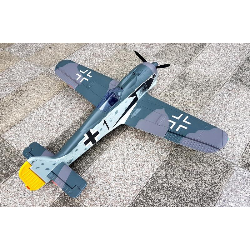 TS同心模型》全新FW190 (FW-190) 二戰像真機, 翼展1200mm (1米2), PNP