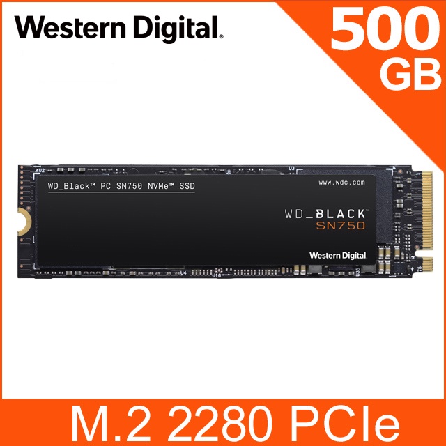 全新】WD 黑標SN750 500GB NVMe PCIe SSD固態硬碟(WDS500G3X0C) | 蝦皮購物