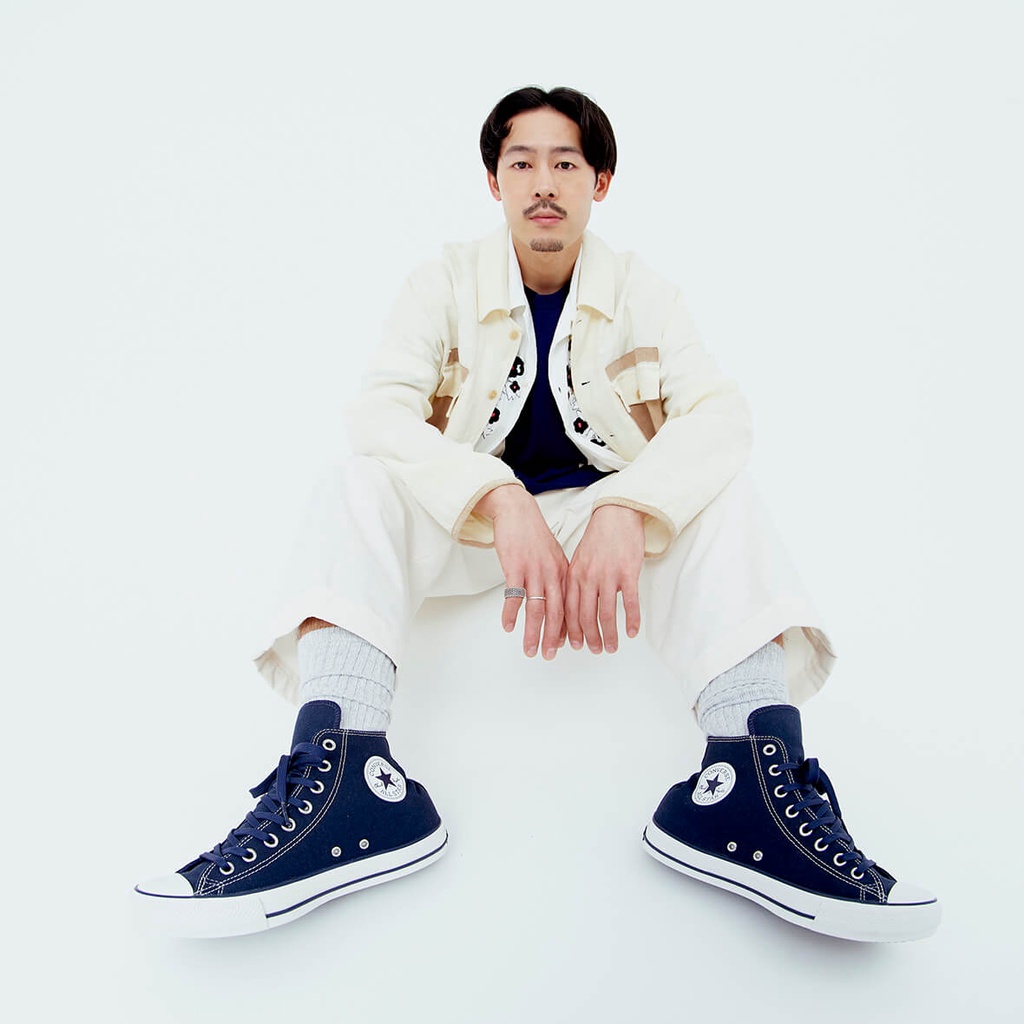 CHII】日本限定Converse ALL STAR 100 MIDNIGHTBLUE HI 防潑水黑夜藍