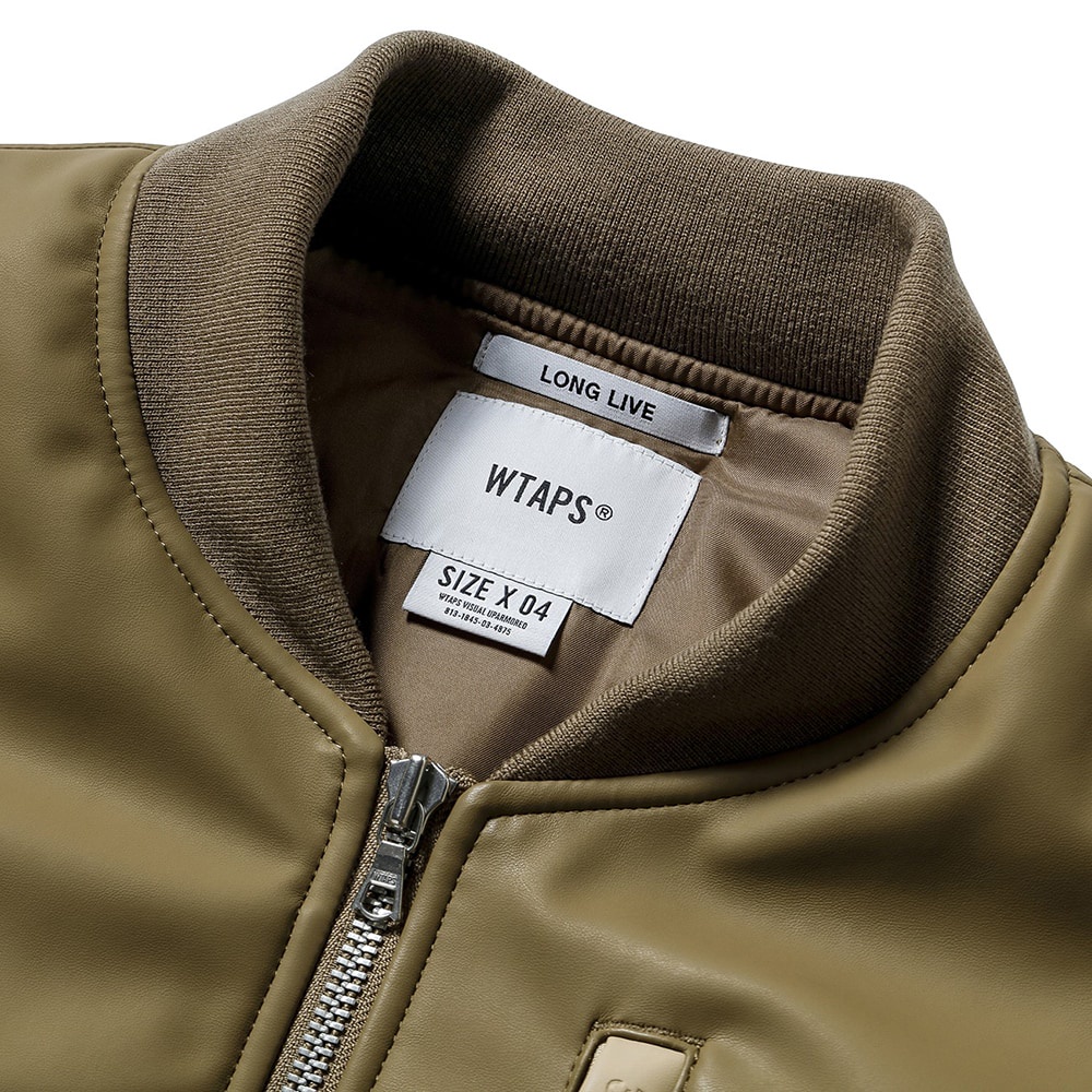 日貨代購CITY】2021AW WTAPS YT13 JACKET SYNTHETIC 皮革棒球外套兩色