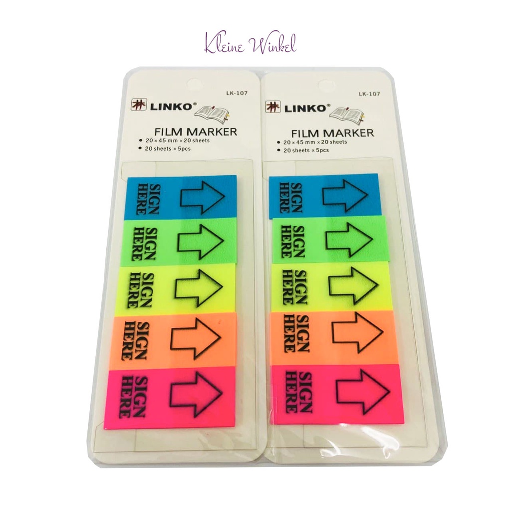 粘滯便箋電影標記標誌在這裡 LINKO | 蝦皮購物