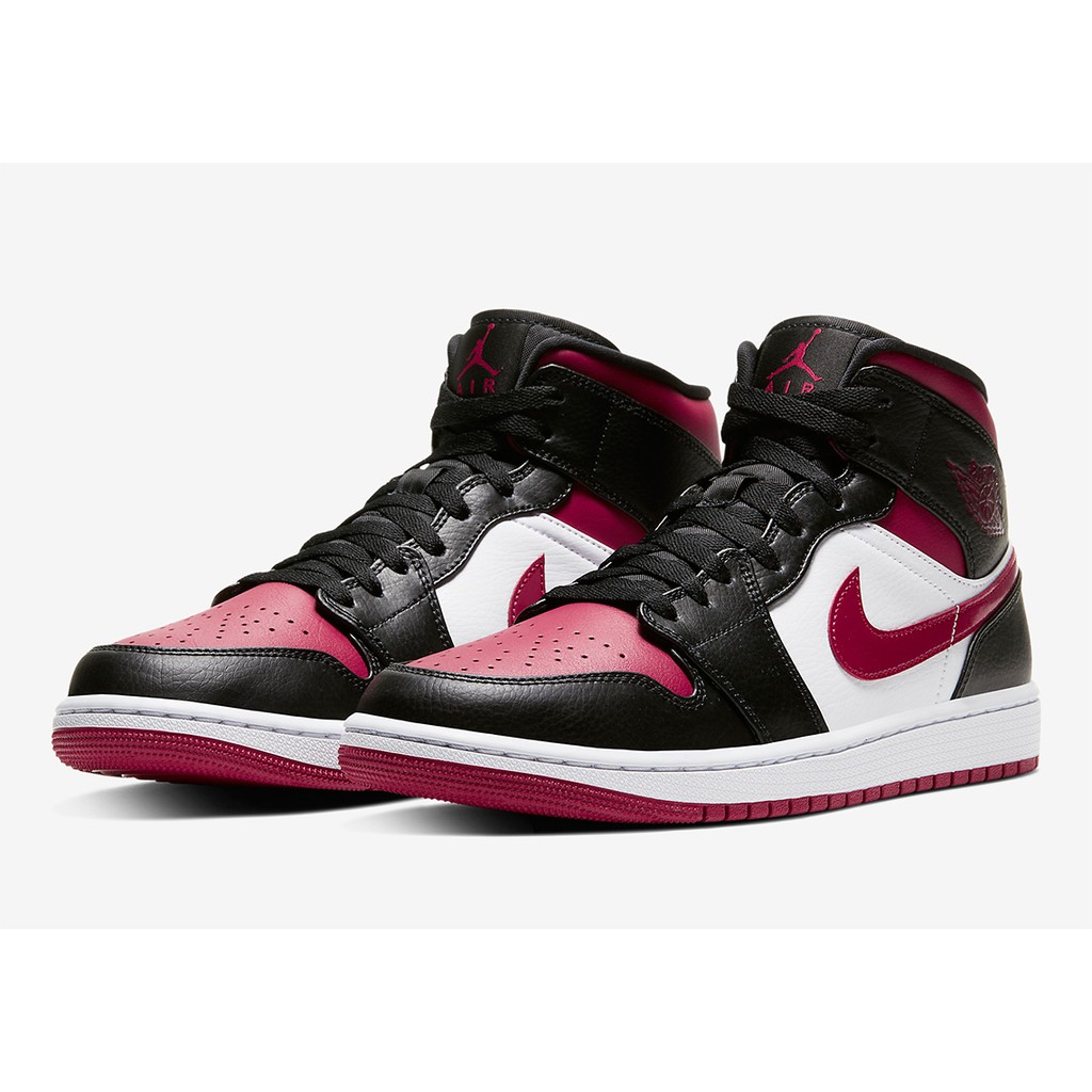 柯拔Air Jordan 1 Mid Bred Toe 554724-066 男女鞋黑腳趾AJ1 | 蝦皮購物