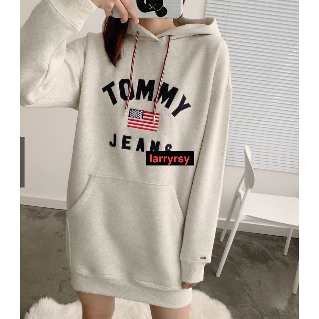 Tommy hilfiger sale logo hoodie dress