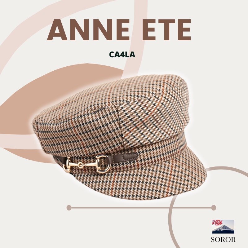 【SOROR日本代購】CA4LA ANNE ETE 草帽 帽子 貝雷帽 貝蕾帽 女生帽子 帽 報童帽 時尚配件