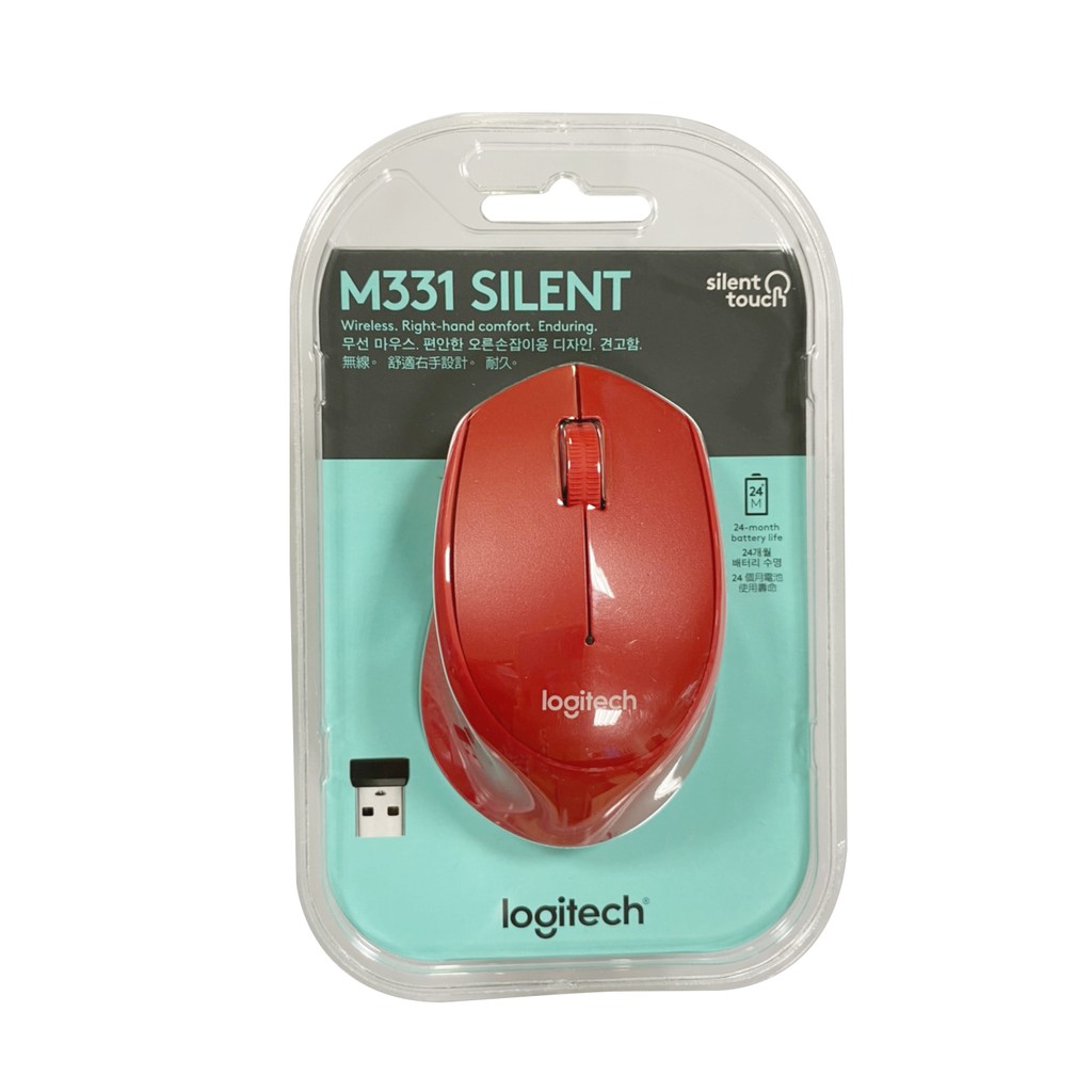 羅技Logitech M331 SILENT PLUS 靜音無線滑鼠| 蝦皮購物