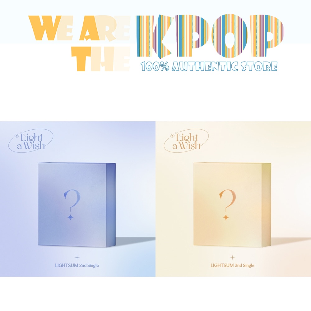 2 version set) Lightsum 2nd Single Album [Light a Wish