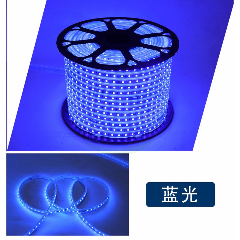 LED燈帶 110V高亮燈條 戶外防水 5050 七彩軟燈帶 16色RGB 家用客廳裝飾 吊頂暗槽 工程 超亮照明 變色 | 蝦皮購物