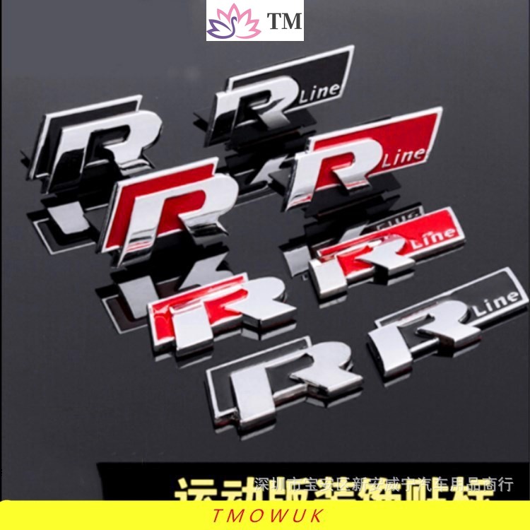 （現貨）福斯系列改裝R標Rline標金屬標 側標車貼 尾標中網標 VW golf 7 gti new | 蝦皮購物