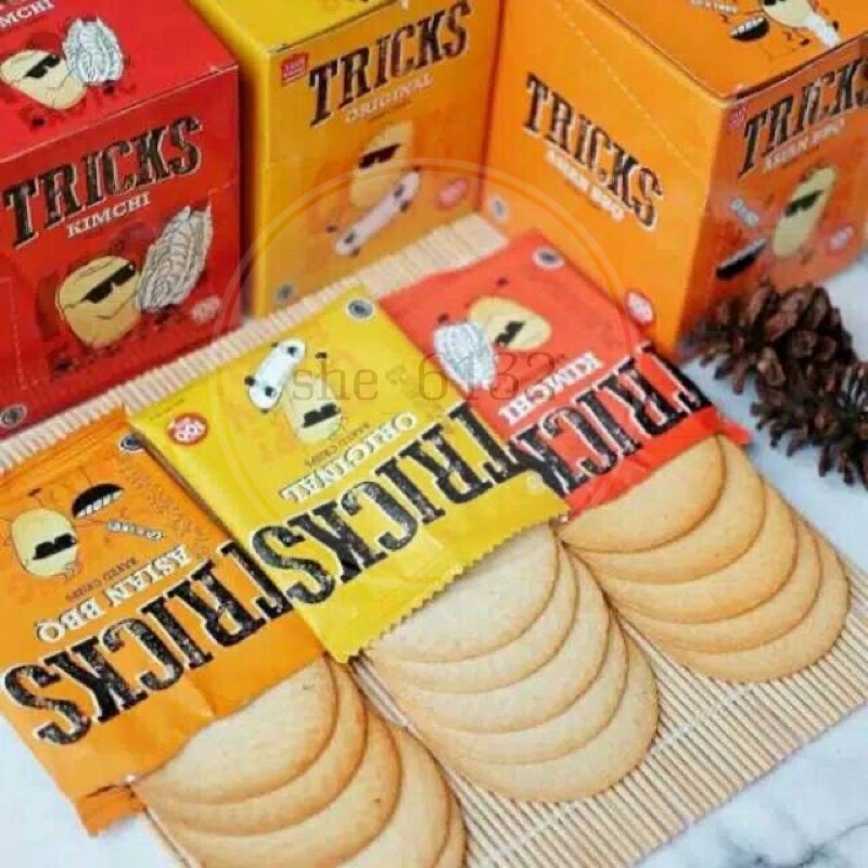 TRICKS KENTANG BAKED CRISPS 馬鈴薯薄片10x18g | 蝦皮購物