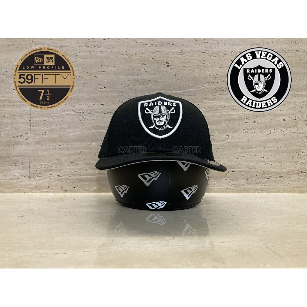 73/8 New Era x NFL Raiders 59Fifty Low Profile 拉斯維加斯突擊者全