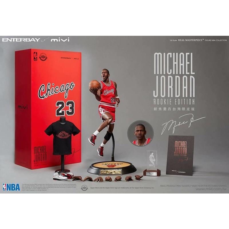 [已售]ENTERBAY MICHAEL JORDAN 1/6 麥可 喬丹 籃球之神 金鍊子 MJ 老喬 NBA 公牛