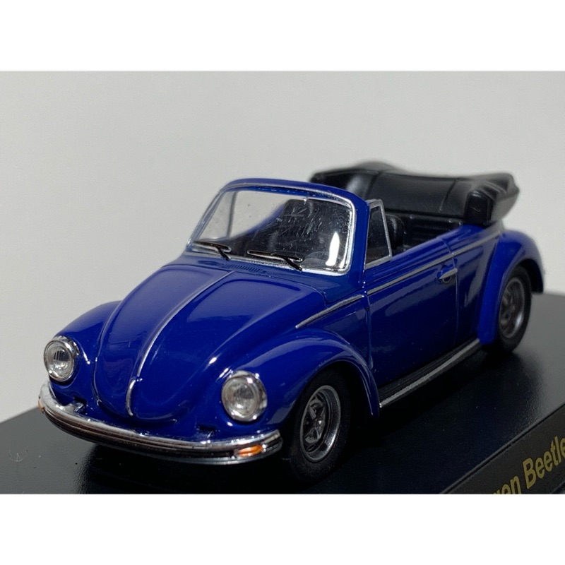 Kyosho 1/64 Volkswagen Beetle Convertible 藍色| 蝦皮購物