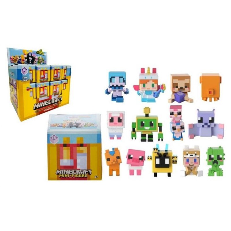 Minecraft mini figures cute series hot sale