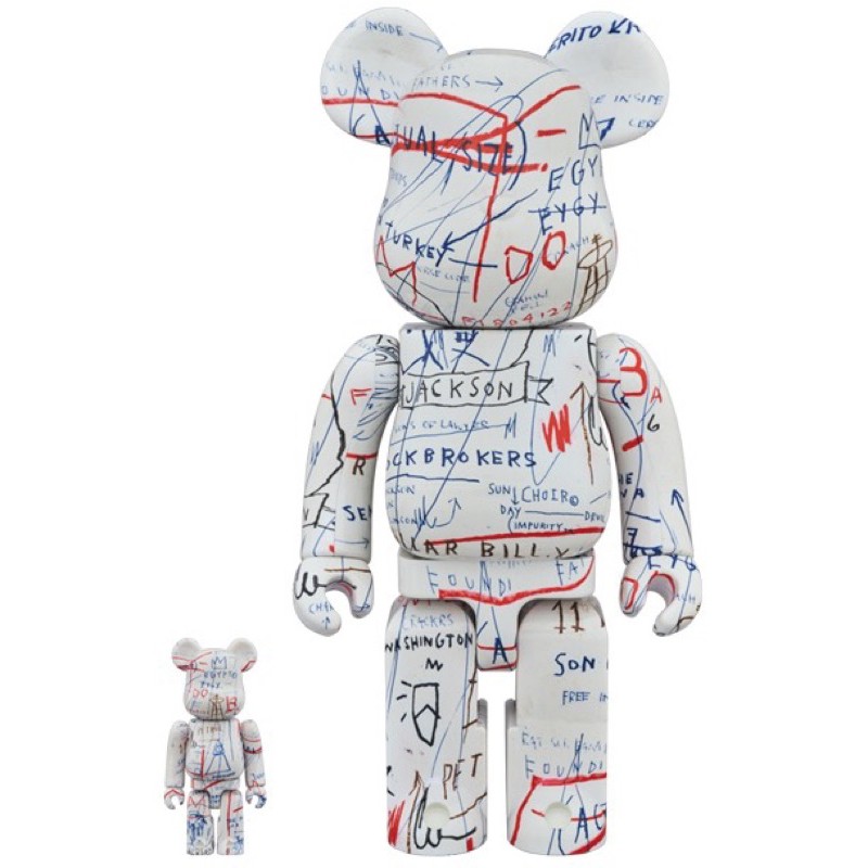 BE@RBRICK JEAN-MICHEL BASQUIAT #2 巴斯奇亞2 2代100％ & 400