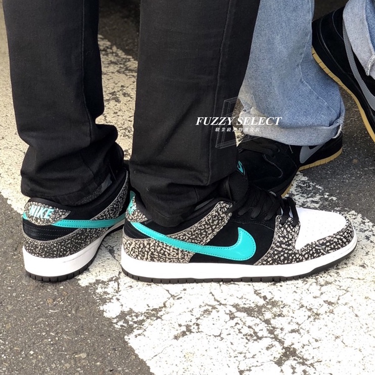 逢甲FUZZY】Nike SB Dunk Low Atmos Elephant 象紋T綠BQ6817-009