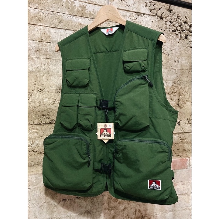 XENO} 全新正品BEN DAVIS SUPPLEX VEST 夾克背心外套多口袋尼龍現貨